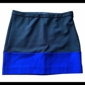Armani Exchange Colorblock Mini Pencil Skirt